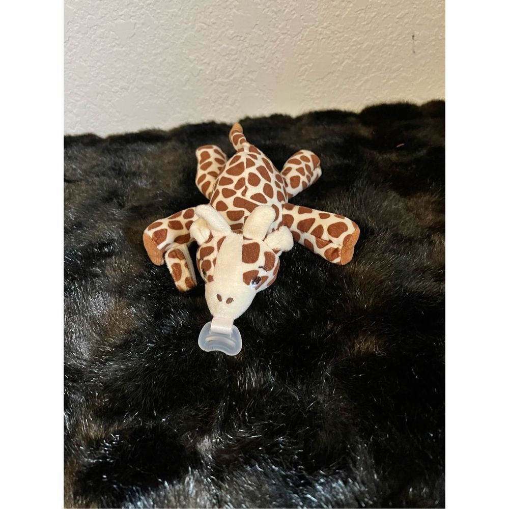 AVENT PLUSH GIRAFFE BABY PACIFIER TOY PLUSH LOVEY TOY PHILIPS